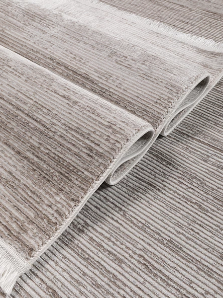 Dekoratif Dokuma Salon Oturma Odası Çocuk Odası Mutfak Antre Halısı Krem 4104B - Resim 2