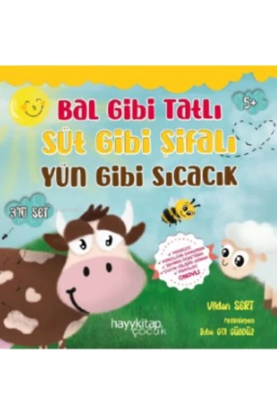 Hayykitap Yayınları Bal Gibi Tatlı Süt Gibi Şifalı Yün Gibi Sıcacık, 3’lü Set