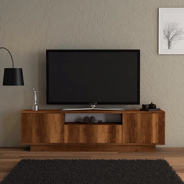 SmartHome Plus Yuva  3 Kapaklı Tv Sehpası - Barok - 3