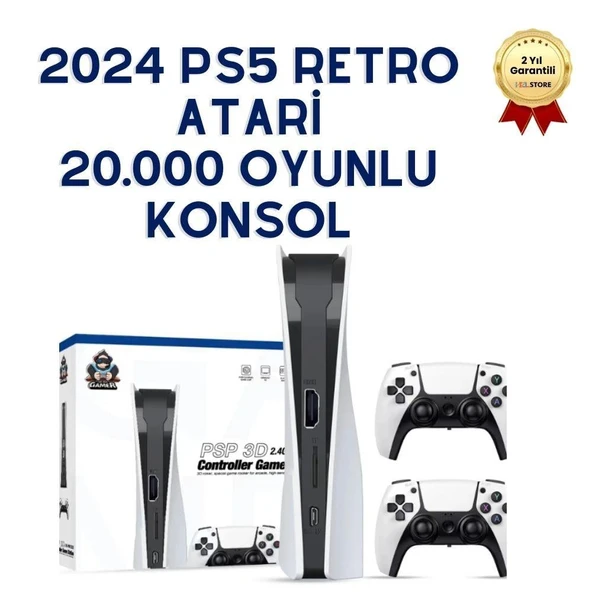 2024 PS5 Retro Game Stick Atari Oyunları 20,000 Oyunlu Konsol ürün görseli 1