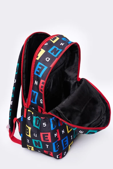 United Colors Of Benetton Erkek Çocuk 3'lü Okul Seti İlkokul Çantası & Beslenme & Kalemlik 13169 - Resim 5