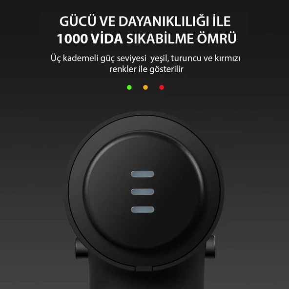 Kingsdun Sarjli Tornavida Seti 35 Parçali Manyetik Uç 5V 2500mAH - 2