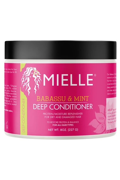 Mielle Babassu & Mint Derin Saç Kremi 227GR