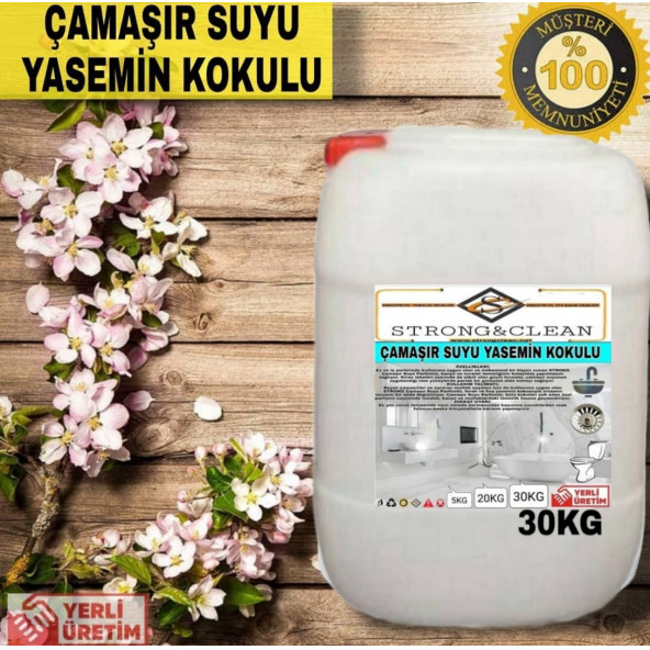 Çamaşır Suyu Yasemin Kokulu 30kg