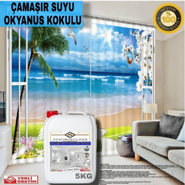 Çamaşır Suyu Okyanus Kokulu 5kg - 2