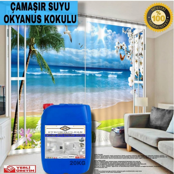 Çamaşır Suyu Okyanus Kokulu 20kg - 2