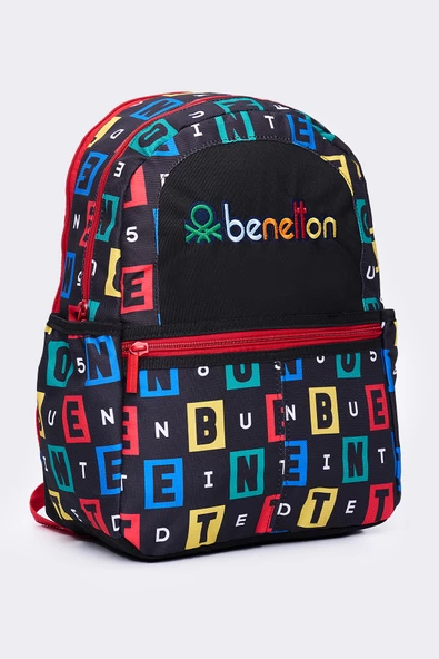 United Colors Of Benetton Erkek Çocuk 3'lü Okul Seti İlkokul Çantası & Beslenme & Kalemlik 13169 - Resim 6