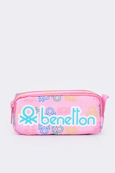 United Colors Of Benetton Kız Çocuk 3'lü Okul Seti İlkokul Çantası & Beslenme & Kalemlik 13032 - Resim 4