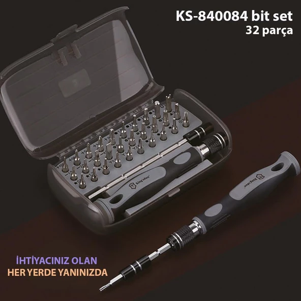 Kingsdun 32 si 1 Arada Manyetik Hassas Tornavida Seti KS-840084 - 2