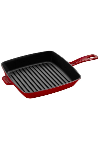 STAUB (405011100) DOKUM IZGARA TAVA KIRMIZI 26CM