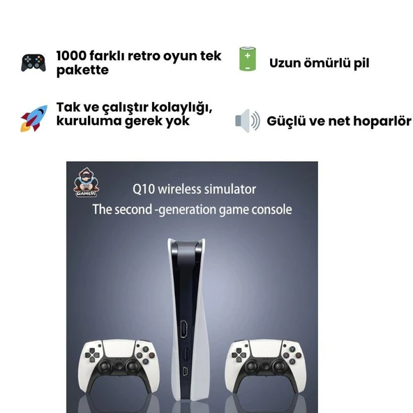2024 PS5 Retro Game Stick Atari Oyunları 20,000 Oyunlu Konsol - Resim 2