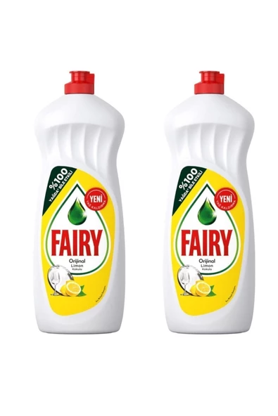 CEREN HOME Fairy Limon Bulaşık Deterjanı 2 Li Set 650 Ml X2