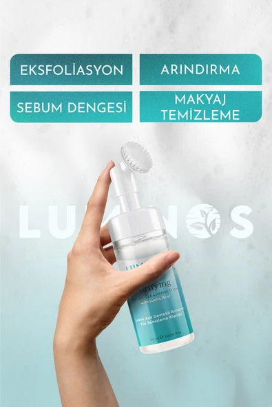 Luminos Fırça Başlıklı Yüz Temizleyici Arındırıcı Köpük - 150 ml - 2