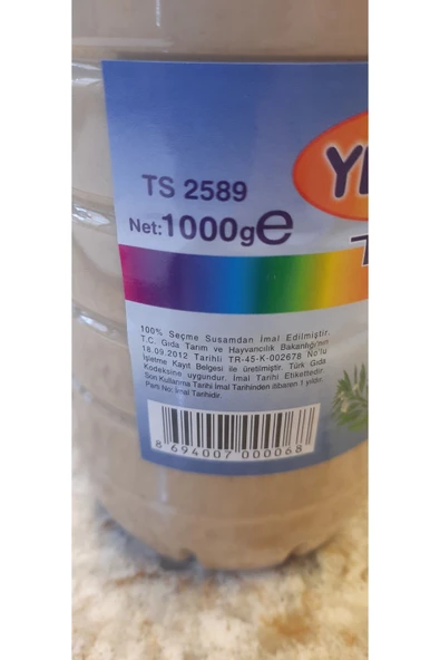YENİDOĞAN Organik Tahin 1000g - 2