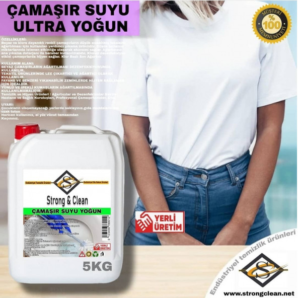 Çamaşır Suyu Ultra Yoğun 5kg