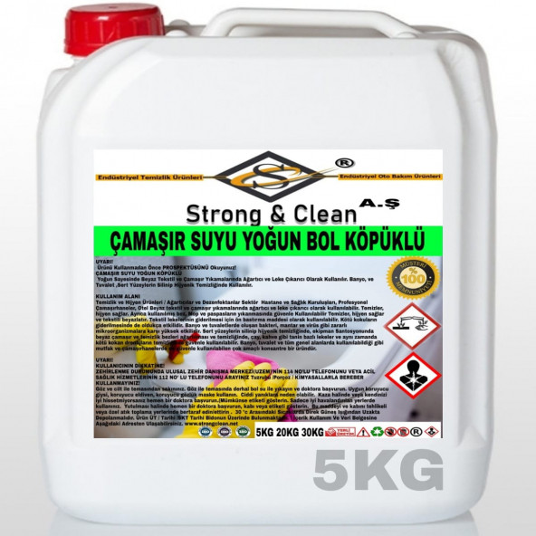 Çamaşır Suyu Ultra Yoğun Bol Köpüklü 5kg