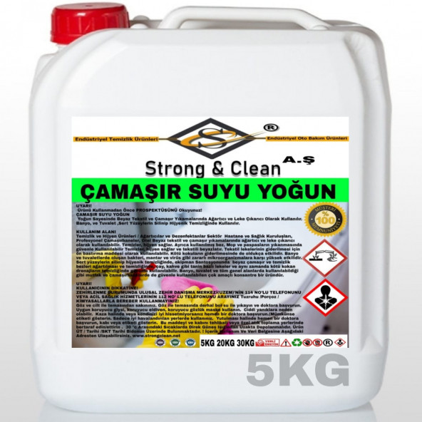 Çamaşır Suyu Ultra Yoğun 5kg