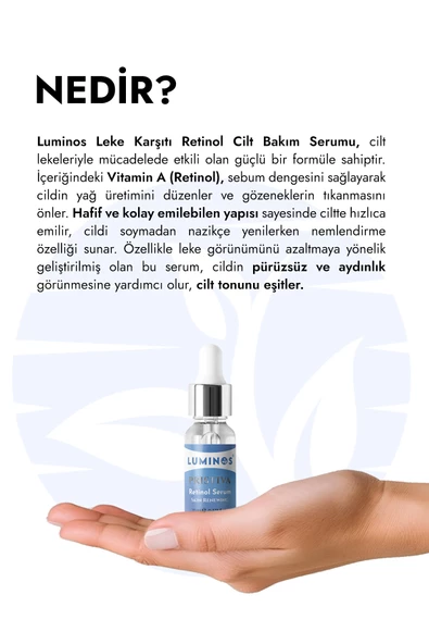 Luminos Leke Karşıtı Retinol Serum - 10 ml - 5