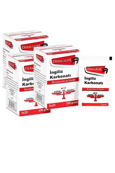 Dermolife 3 Kutu Ingiliz Karbonatı 5 X 20 Stick X 3 Denizpharma Ingiliz Karbonat