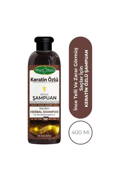 Phytoflora Keratin Özlü Bitkisel Şampuanı 400 ml