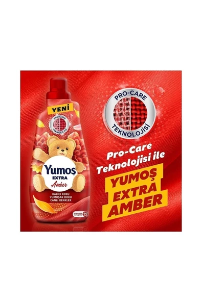 Unilever Yumoş Extra Konsantre Çamaşır Yumuşatıcısı Amber 1440 Ml + Lilyum 1440 Ml+ Orkide 1440 Ml - 4