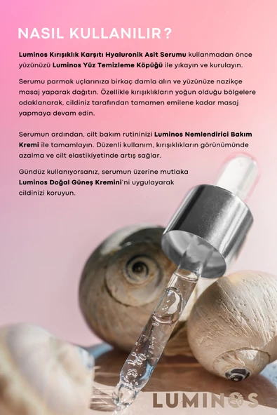 Luminos Kırışıklık Karşıtı Hyaluronik Asit Serum - 10 ml - 4