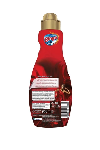 Bingo Soft Konsantre Yumuşatıcı Lovely 960 ml - 2