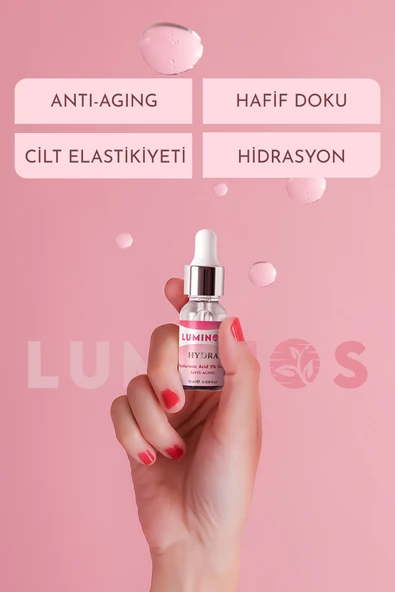 Luminos Kırışıklık Karşıtı Hyaluronik Asit Serum - 10 ml - 2