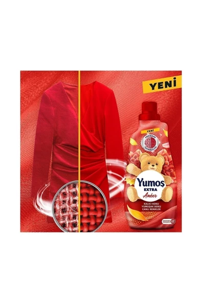 Unilever Yumoş Extra Konsantre Çamaşır Yumuşatıcısı Amber 1440 Ml + Lilyum 1440 Ml+ Orkide 1440 Ml - 5