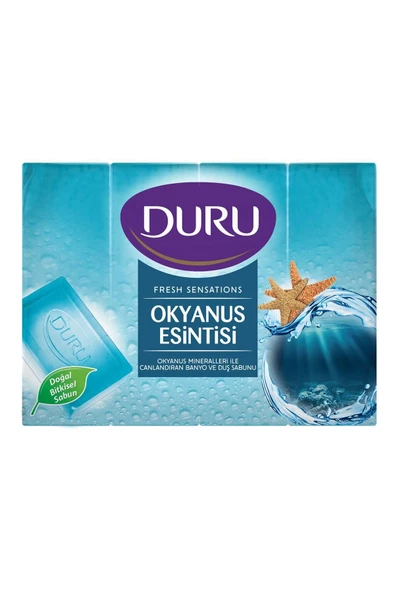Duru 2'li Duru Sabun Dus Fresh Okyanus Esintisi 4x150 Gr.