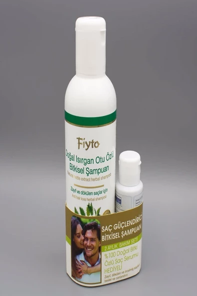 Fiyto Doğal Isırgan Özlü Bitkisel Şampuan 500ml +Saç Serumu 75ml