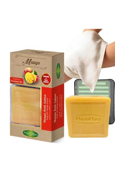 Phytoflora Mango Özlü Sabun 125 Gr (kese Ve Sabunluk Hediyeli