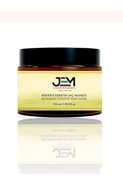 Jem Kozmetik Bitkisel Biberiye Saç Bakım Maskesi Keratin Biberiye Hair Mask - 3