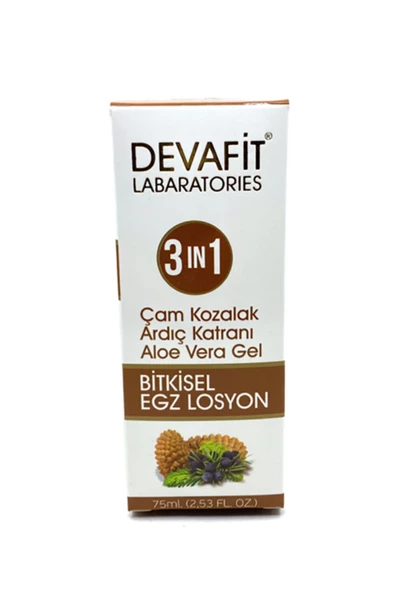 DEVAFİT Çam Kozalak Ardıç Katranı Aloe Vera Gel Içeren Saç Bakım Losyonu 75 Ml