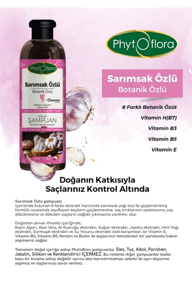Tuzsuz Yağlı Ve Dökülen Ve Kepekli Saçlara Özel Sarımsak Özlü Bitkisel Şampuan - 7