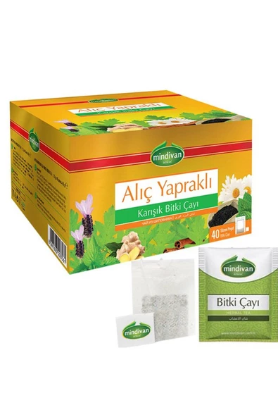 Mindivan Alıç Yapraklı Karışık Bitki Çayı 1.5 gr x 40 Süzen Poşet