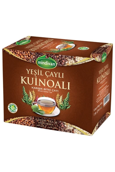 Mindivan Yeşil Çaylı Kinoa Çayı - 1