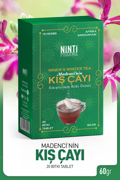 nintipharma Ninti Pharma Madenci Kış Çayı 60 Gr 20 Şaset