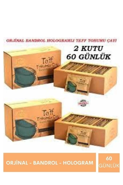 Mucize Destek Tarihi Yarımada Kahvecisi Teff Tohumlu Çay Karışık Bitki Çayı 60 Adet Tefftohumcay