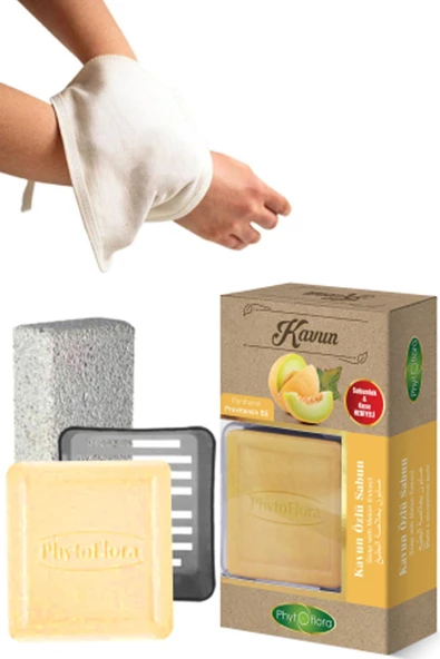 Phytoflora Kavun Sabunu Ve Banyo Kesesi, Katı Sabunluk