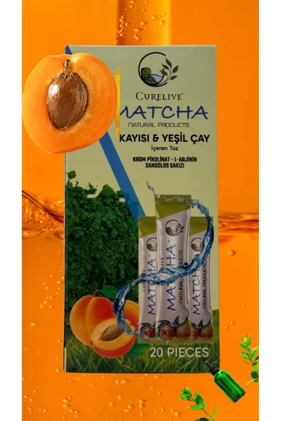 Kayısı Aromalı Detox Burner Form Maça Macha 20'li - 4