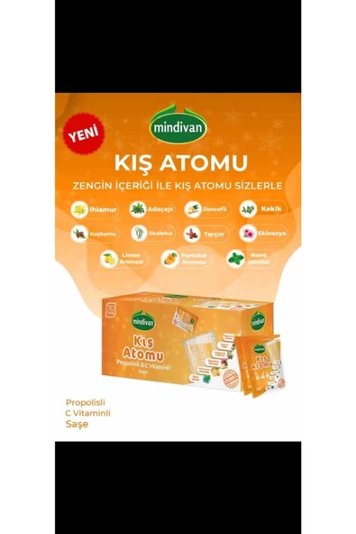C Vitamini Portakal Aromalı Kış Atomu Zengin Içerik Ile - 4