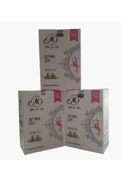 Mia For Life Detox Karışık Bitki Çayı 45 Süzen Poşet * 3 Adet (3 Aylık)
