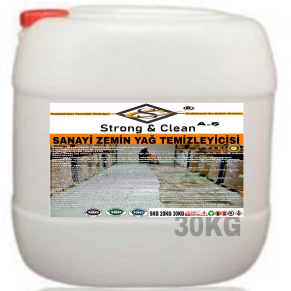 Sanayi Zemin Yağ Temizleyicisi 30kg - 2