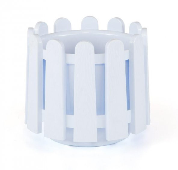 Omnipazar SO-İS04 İstanbul Dekoratif Yuvarlak Saksı 14,1 lt No 4 - Resim 3