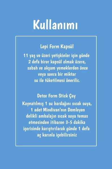 2'li Bitki Çayı Paketi Lepi Form Ve Stick Çay - 3