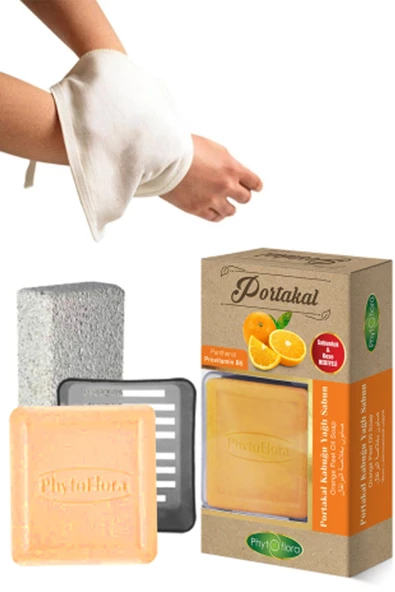 Phytoflora Portakal Sabunu Ve Banyo Kesesi, Katı Sabunluk - 2