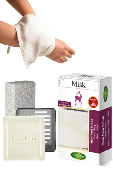 Phytoflora Misk Sabunu Ve Banyo Kesesi, Katı Sabunluk