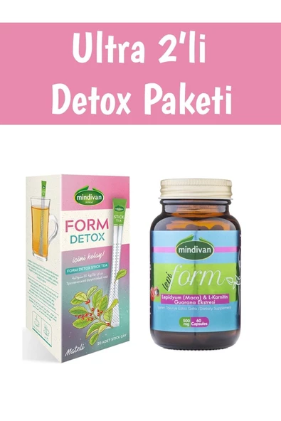 Mindivan 2'li Bitki Çayı Paketi Lepi Form Ve Stick Çay