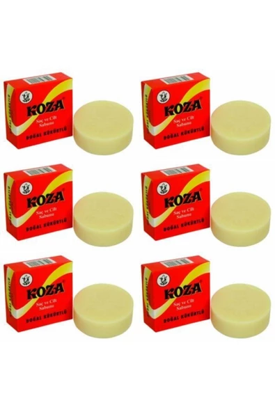 Koza Sabun 100 gr Doğal Kükürtlü X 6 Adet